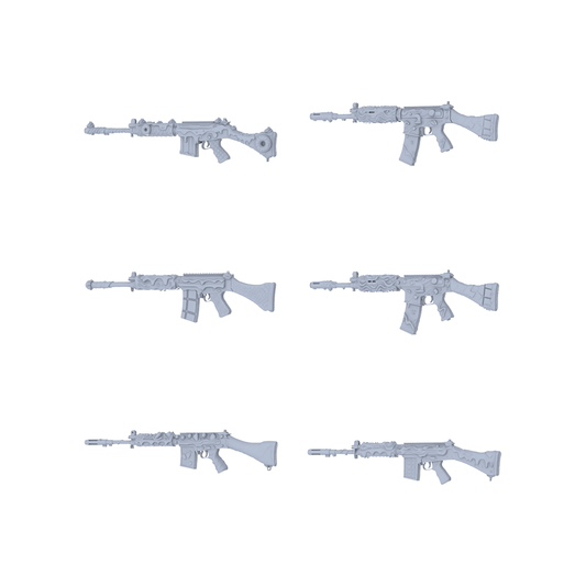 MRY-SFW LYGS095 Mineral & Vine Modified Vintage Rifle Collection - 6 Decorative Models