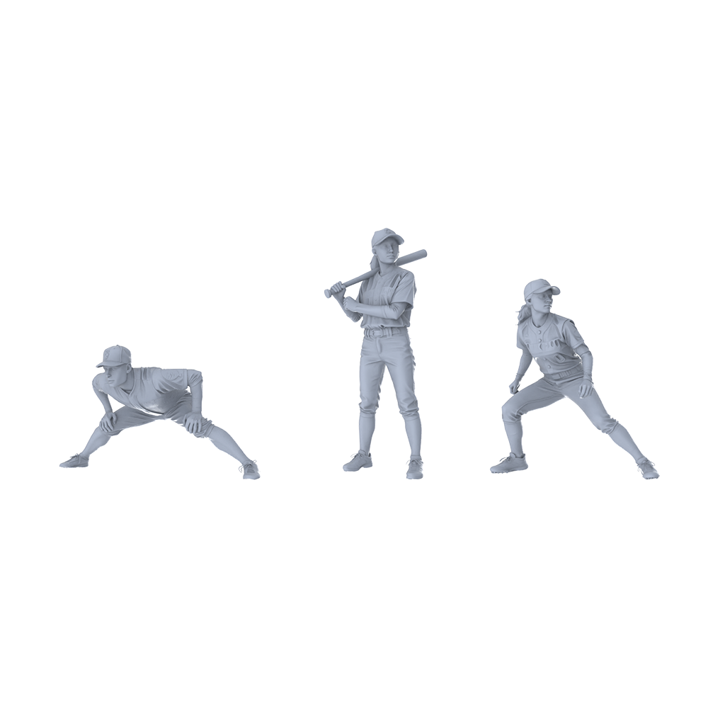 MRY-SFW LYTR510C Modern Baseball Style Crouching Female Single
