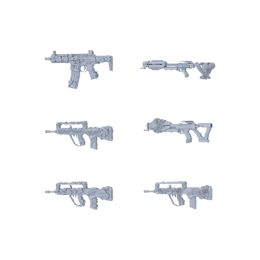 MRY-SFW LYGS263 Floral Claw Series - 6-Piece Hybrid Firearm Set Modified with Beast Claw & Blossom Elements