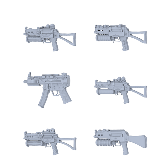 MRY-SFW LYGS121 Cute Fantasy Custom Compact Weapon Pack - 6 Unique Cream & Candy Designs