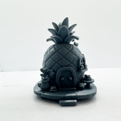 LYTS188 Pineapple House Miniature Model - 3D Printed Fairy Tale Diorama Decor Ornament