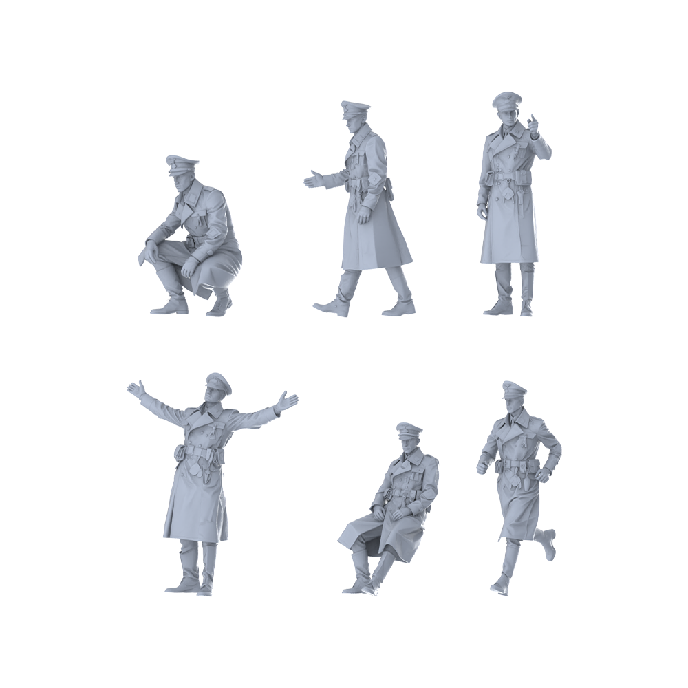 MRY-SFW LYGR417 WWII German Army Six-Person Daily Routine 2