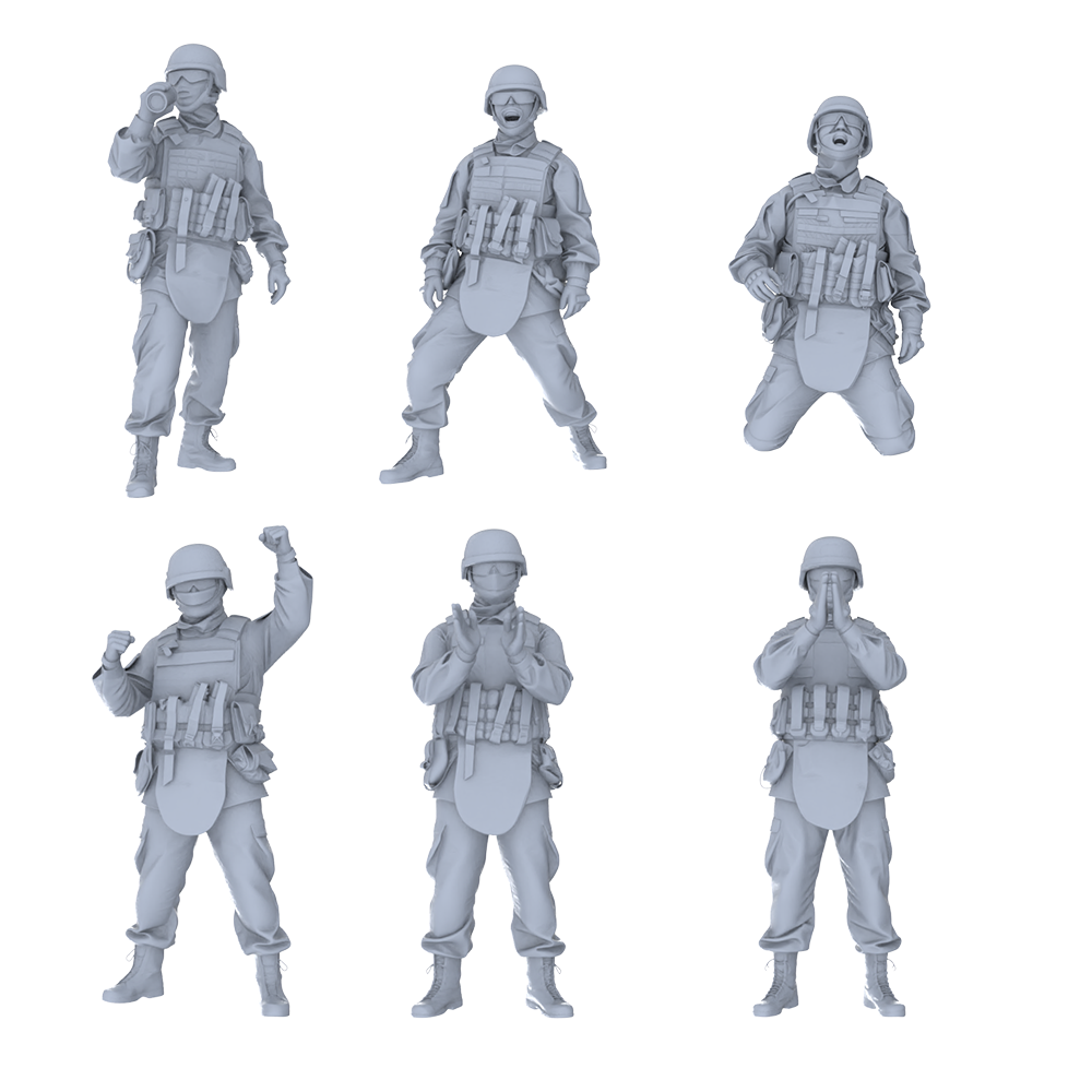 MRY-SFW LYGR496 Modern Ukrainian Army Six-Person Leisure Activity