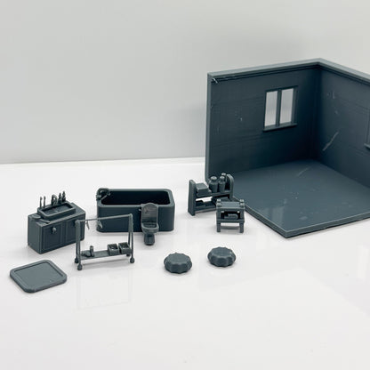 Yao's Studio LYTS089 3D Printed Miniature Model Bathroom Furniture Set