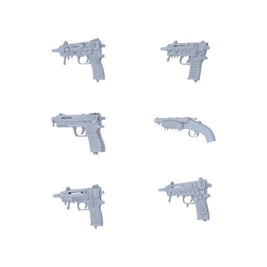MRY-SFW LYGS072 Mineral & Vine Modified Compact Weapon Collection - 6 Decorative Models