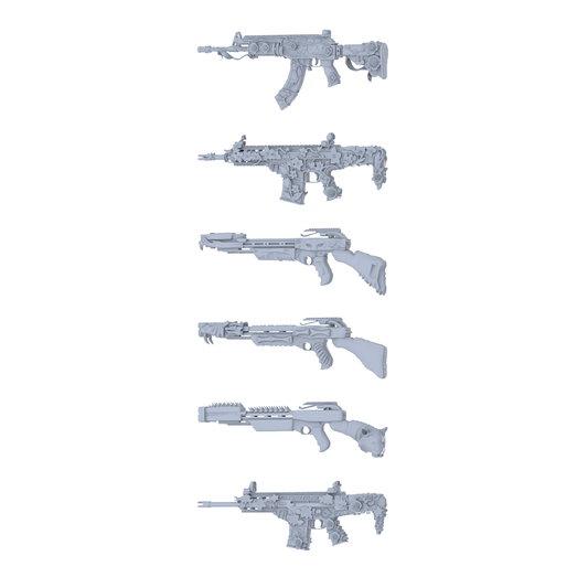 MRY-SFW LYGS264 Floral Beast Power Series - 6-Piece Hybrid Tactical Firearm Set Modified with Beast Claw & Fierce Beast Elements