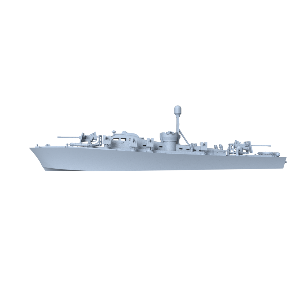 SSMODEL 762 Military Model Kit USS Elco 77-Foot PT Boa PT-59 Water Line