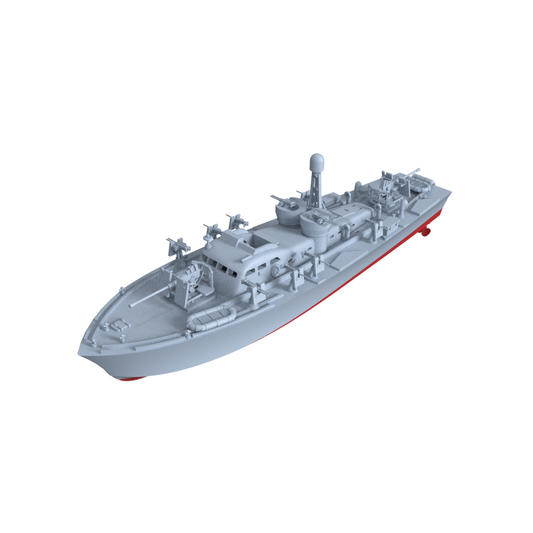 SSMODEL 762S Military Model Kit USS Elco 77-Foot PT Boa PT-59 Full Hull