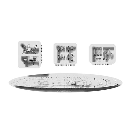 German Emden Light Cruiser Full Hull MRY-SFW SSC508S Military Warship Model Kit