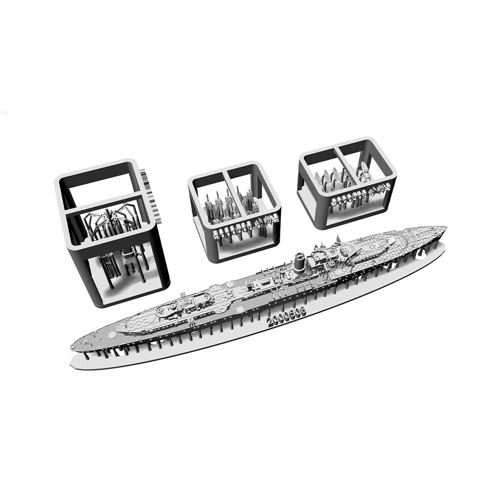 German Emden Light Cruiser Full Hull MRY-SFW SSC508S Military Warship Model Kit