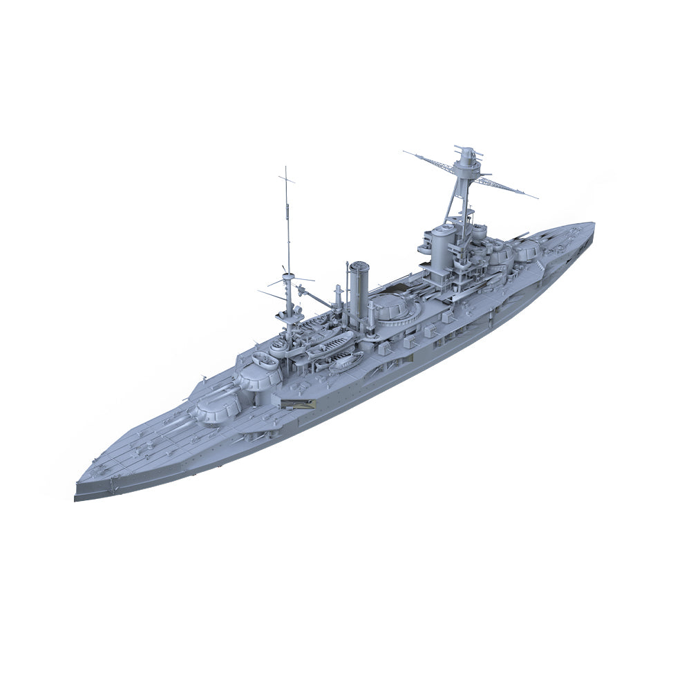France Bretagne Battleship Full Hull MRY-SFW SSC526S Military Warship Model Kit
