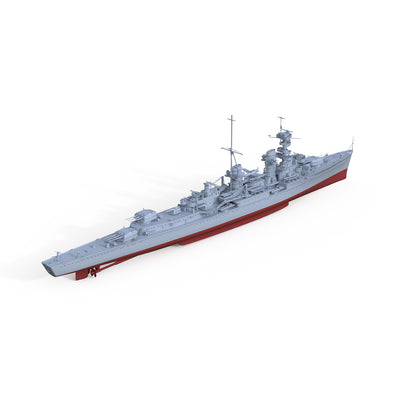 German Navy Karlsruhe Light Cruiser MRY-SFW 563S Military Warship Model Kit
