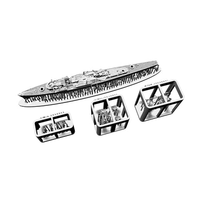 German Navy Karlsruhe Light Cruiser MRY-SFW 563S Military Warship Model Kit