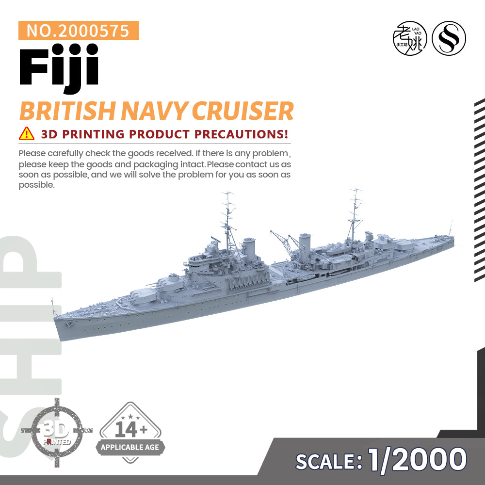 SSMODEL 575 Military Warship Model Kit HMS Fiji Cruiser