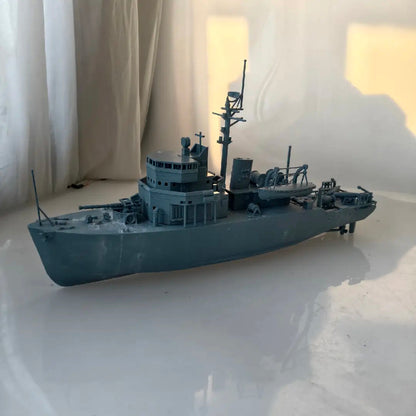 SSC160 Military Model  USS Aggressive CLass Minesweeper Water Line