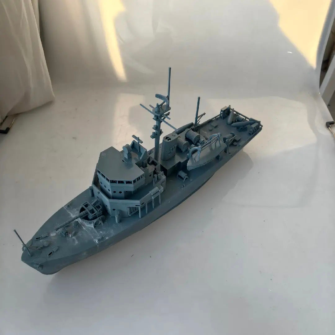 SSC160 Military Model  USS Aggressive CLass Minesweeper Water Line