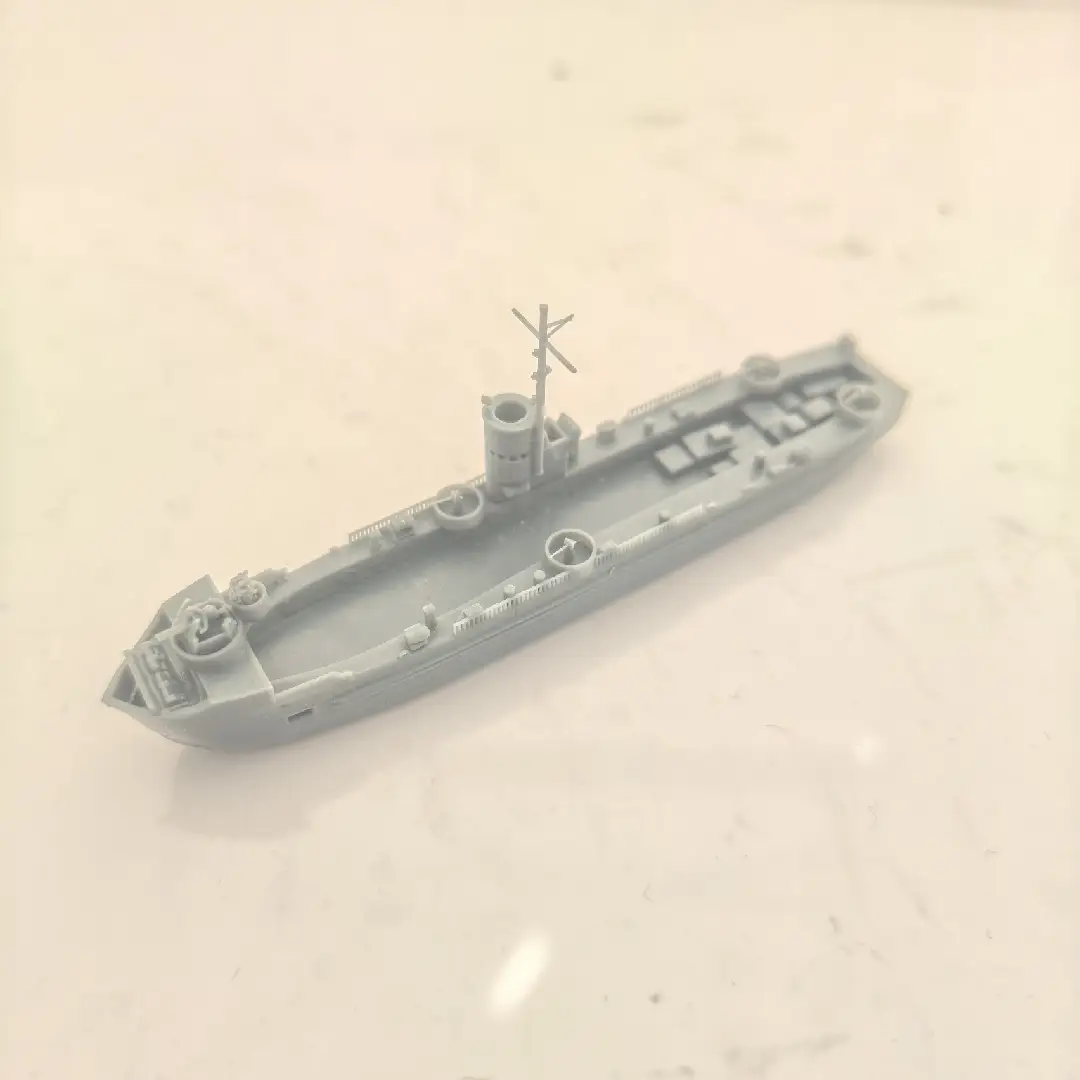 MRY-SFW SSC152 US Navy LSM 1 Class Landing Ship Medium Water Line Resin Warship Military Ship Model Hobby Collection Unassembled Unpainted