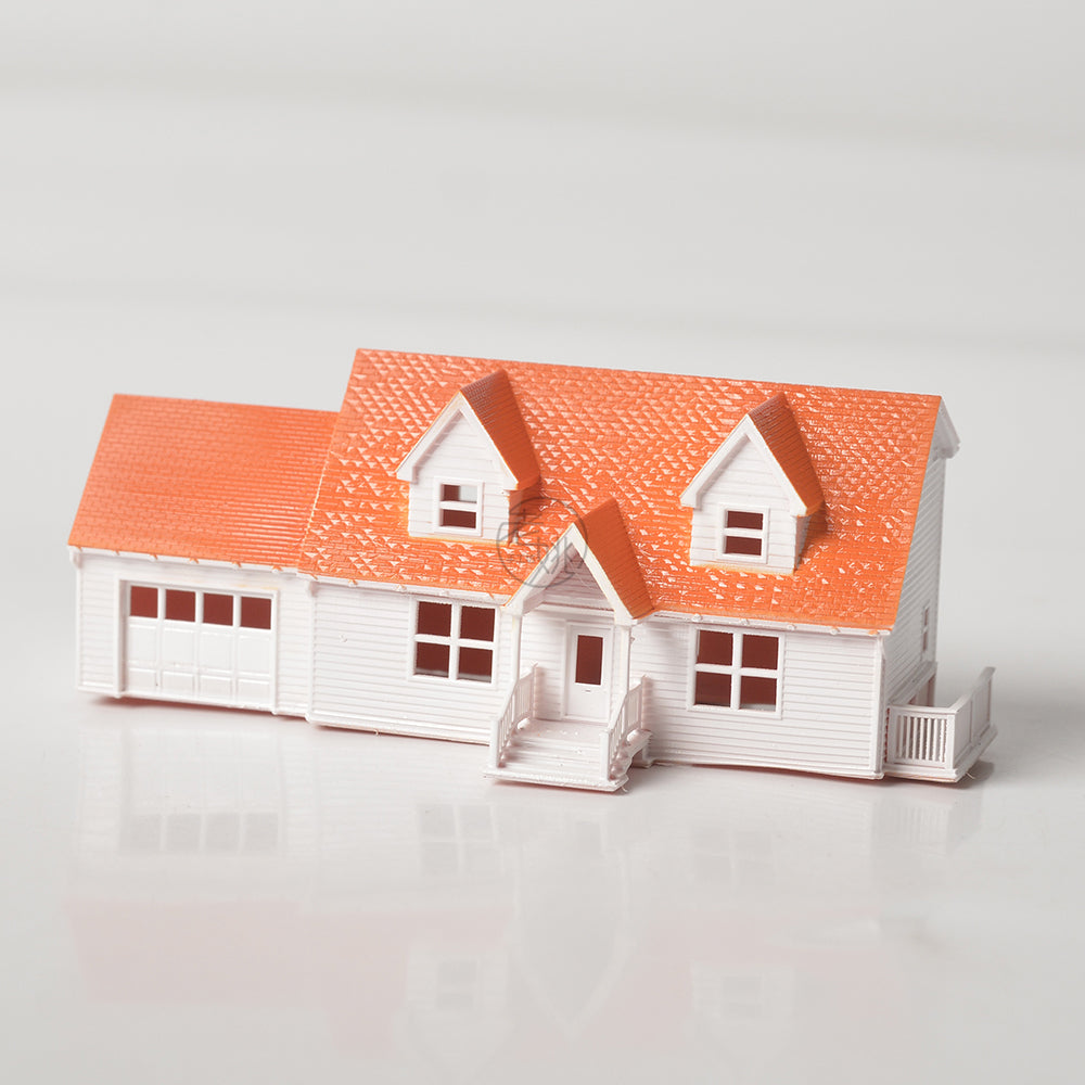 American Style Houses HO/OO/Z/N/TT Railroad Miniature Diorama House Building MRY-SFW LYT085
