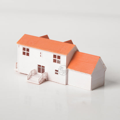 American Style Houses HO/OO/Z/N/TT Railroad Miniature Diorama House Building MRY-SFW LYT085
