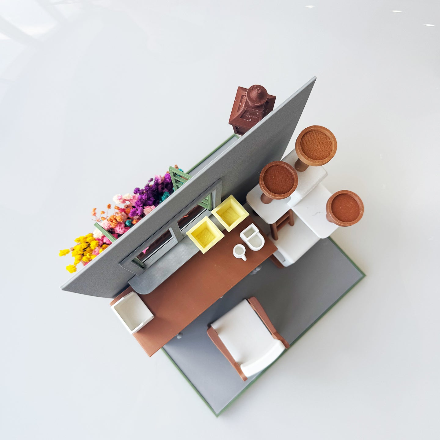 RHF121004 1/12 Study Frame 3D Printing DIY Miniature Scenes 1:12 scale dollhouse miniature office furniture set