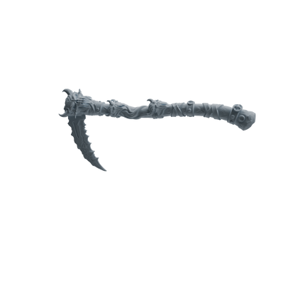 MRY-SFW LYGS421 Spiked Scythe and Axe Weapon Modern Model 4 pcs