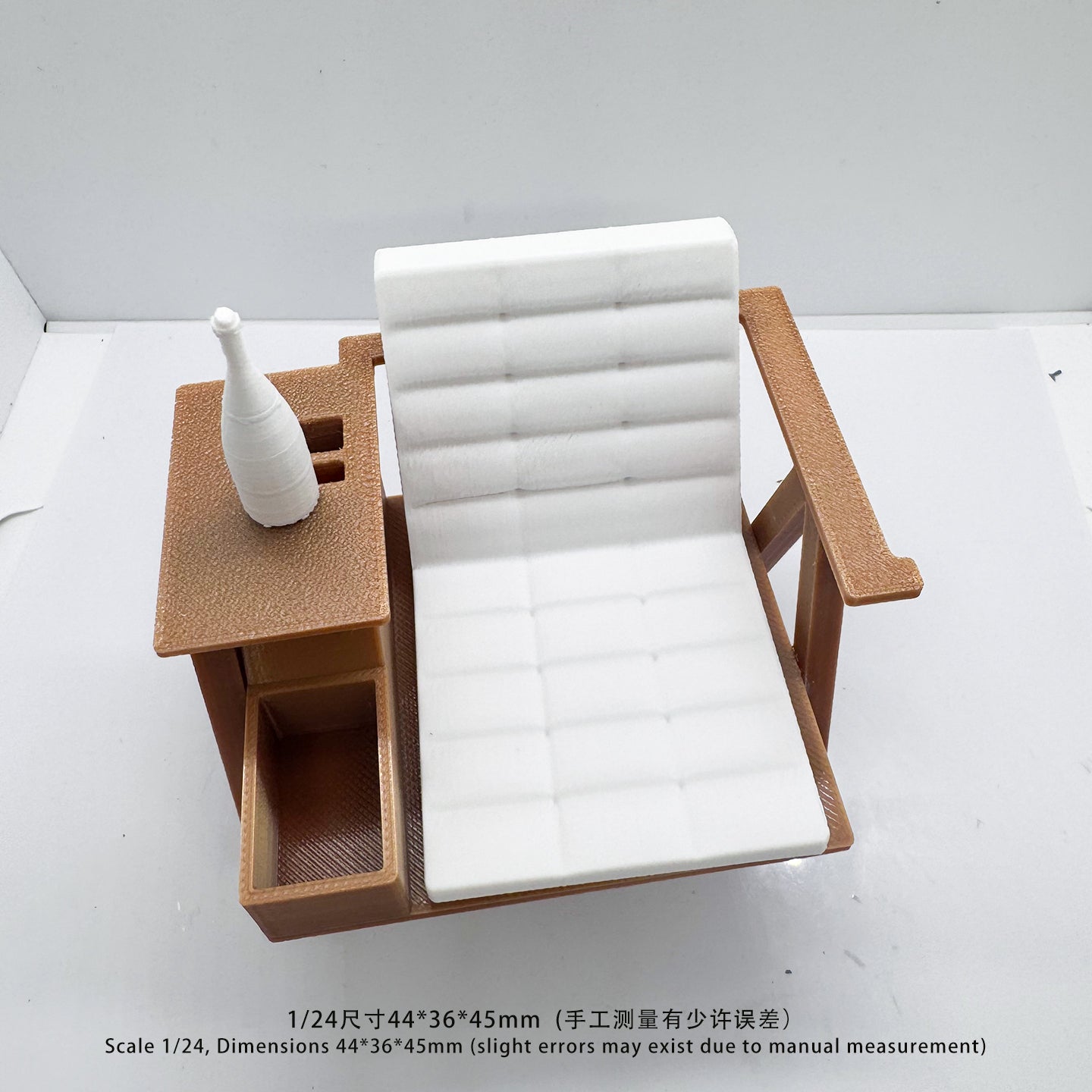 RHF12215 Reading Chair Ornament Model 3D-Printed Dollhouse Desktop Scene OB Doll BJD Original Miniature Furniture