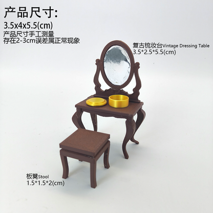 LYTP12207 Time Capsule Grandma's Vanity Memory Model  Miniature Heirloom Display