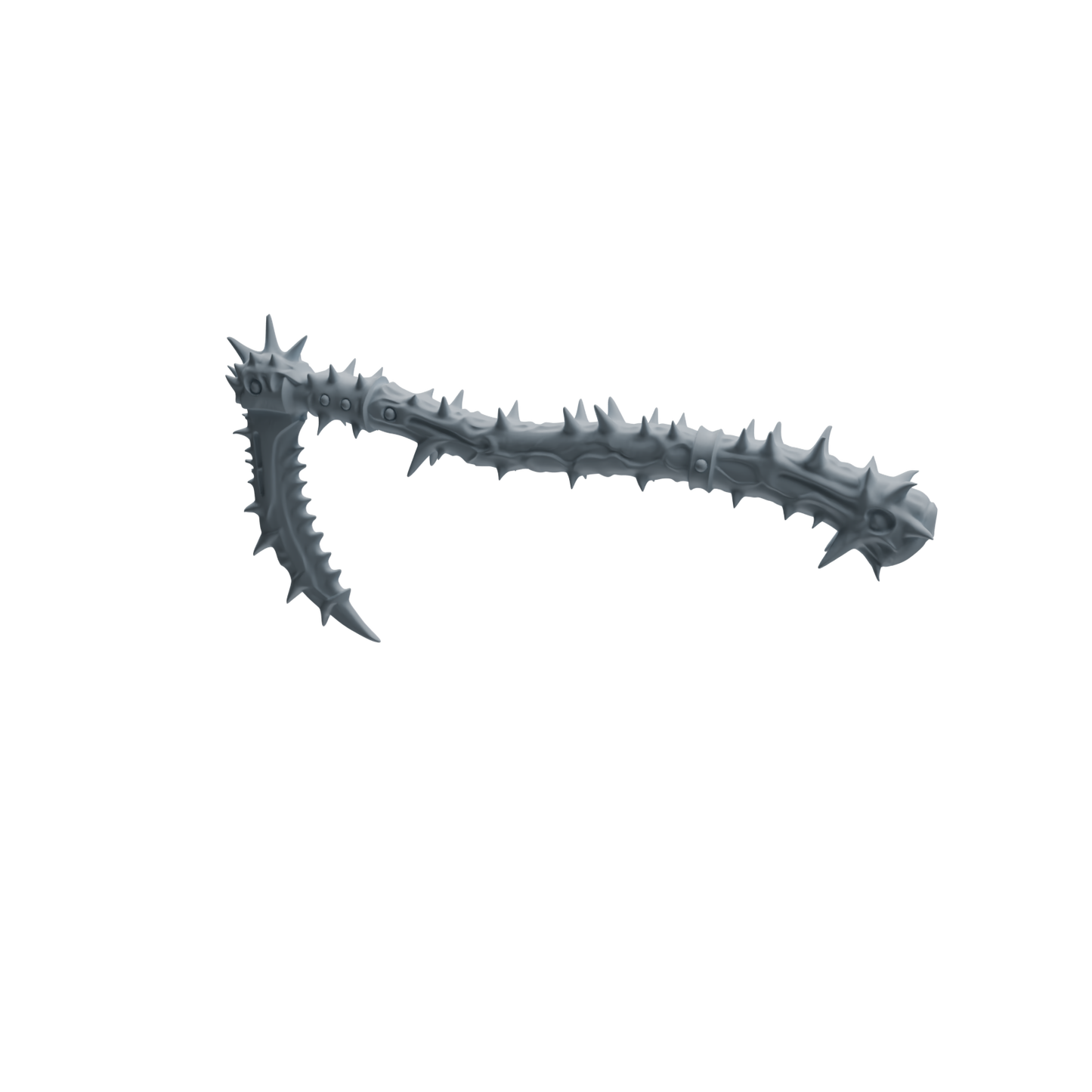 MRY-SFW LYGS421 Spiked Scythe and Axe Weapon Modern Model 4 pcs