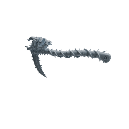 MRY-SFW LYGS421 Spiked Scythe and Axe Weapon Modern Model 4 pcs