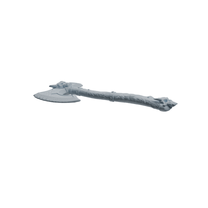 MRY-SFW LYGS421 Spiked Scythe and Axe Weapon Modern Model 4 pcs