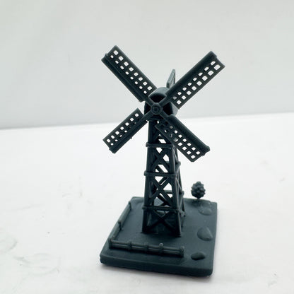 LYTS185 Old West Windmill Miniature Model - 3D Printed Railroad Scenery Accessory for Railway Dioramas
