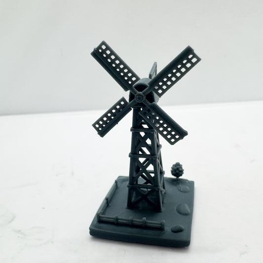 LYTS185 Old West Windmill Miniature Model - 3D Printed Railroad Scenery Accessory for Railway Dioramas