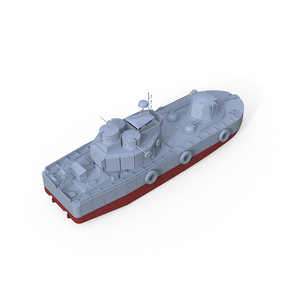 SSMODEL SSC541S 25mm Military Model Kit USN LCM(6) "Zippo" Landing Craft Support (Flamethrower) Full Hull
