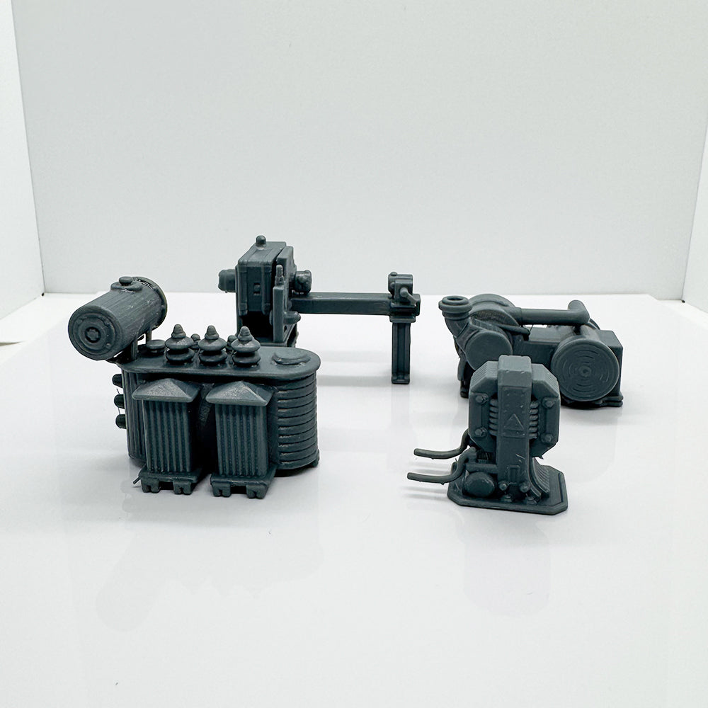 Yao's Studio LYTS081 3D Printed Factory Machinery And Equipment Classification Scenes Processing Production Group