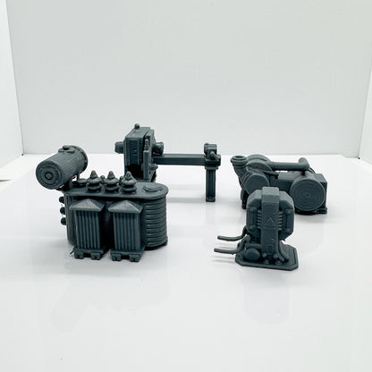 Yao's Studio LYTS081 3D Printed Factory Machinery And Equipment Classification Scenes Processing Production Group