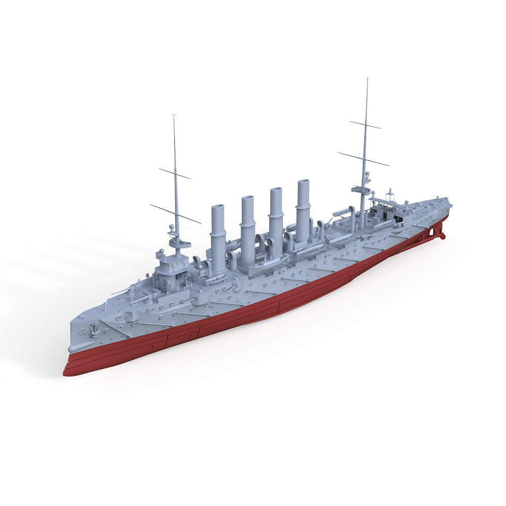 SSMODEL 504S Military Warship Model Kit Russian Navy Varyag Protected Cruiser