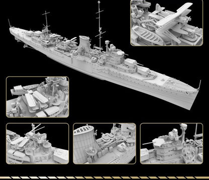 Flyhawk FH1110S 1/700 HMS Ajax 1939 Limited Edition Plastic Model Kit
