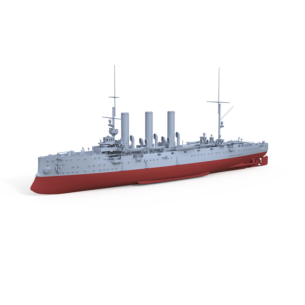 SSMODEL 507S Military Warship Model Kit Russian Navy Diana Protected Cruiser