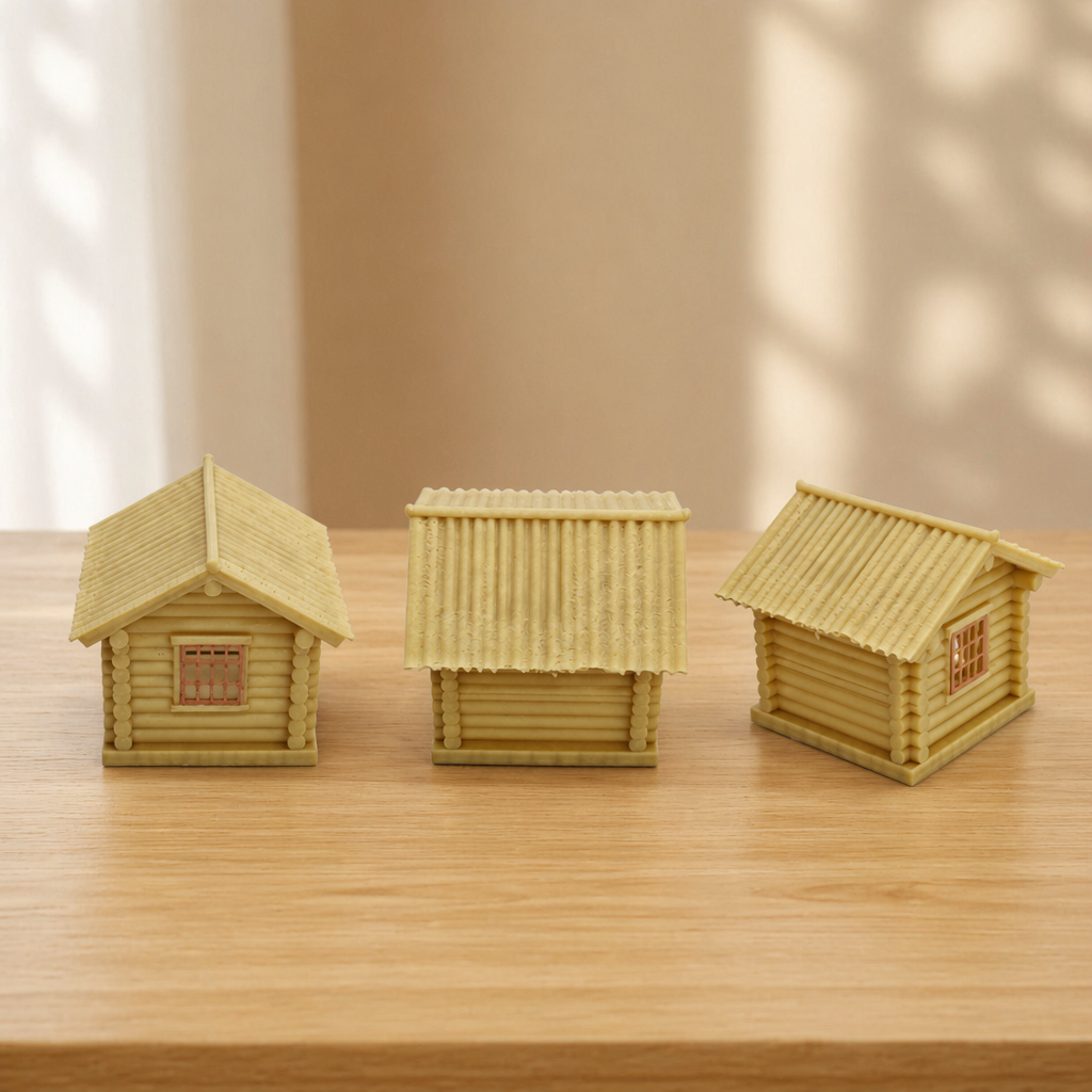 RHF0419 Farm-style small window with window Desktop Ornament Sand Table Architecture Architectural Model Miniature House Small-scale Landscaping