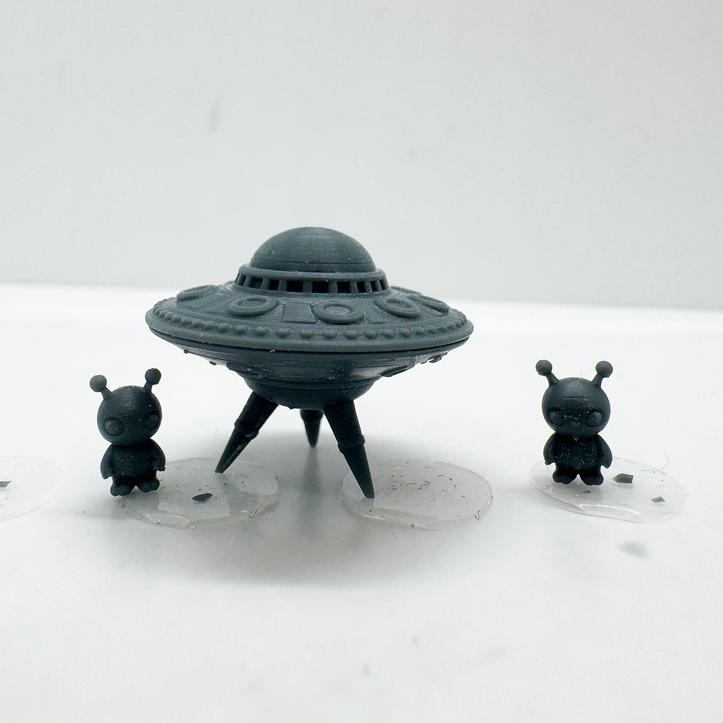 LYTS168 Multi-Style Alien Pet UFO Model - 3D Printed Sci-Fi Ornament