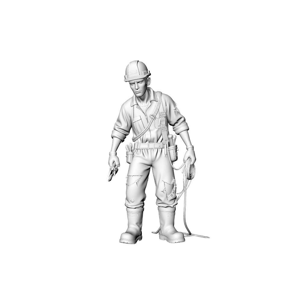 MRY-SFW LYGR326 3D Printed Post-Apocalyptic Construction Site Survivors Set Wargame Miniatures