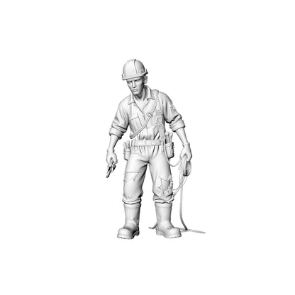 MRY-SFW LYGR326 3D Printed Post-Apocalyptic Construction Site Survivors Set Wargame Miniatures