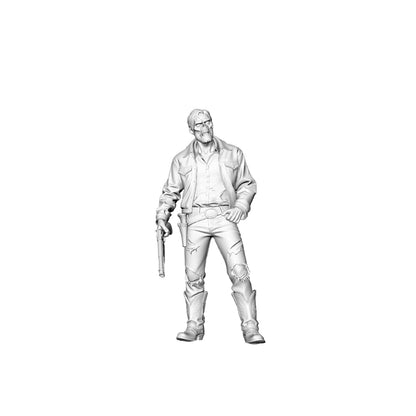 MRY-SFW LYGR302 3D Printed Exotic Style Zombie Miniatures, Multi-Cultural Themed Undead Figures for Tabletop Wargames & Dioramas