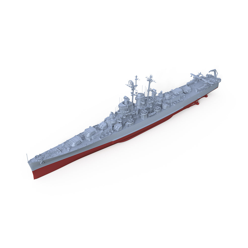 SSMODEL 551S Military Warship Model Kit US Navy Fargo class Light Cruiser CL-106