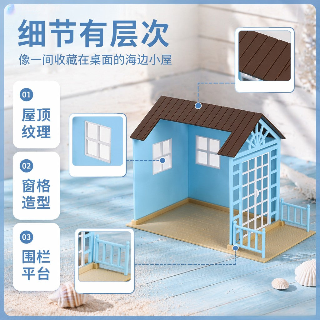 RHF0397 Cottage-Style Room Frame, Universal Scene Base for Action Figures