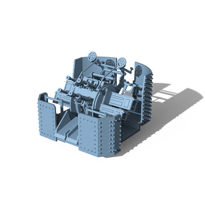 Yao's Studio LY018B 1/700(350,200,144) Model Upgrade Parts British Navy 2pdr Pompom Gun Elevation Angle With Shield