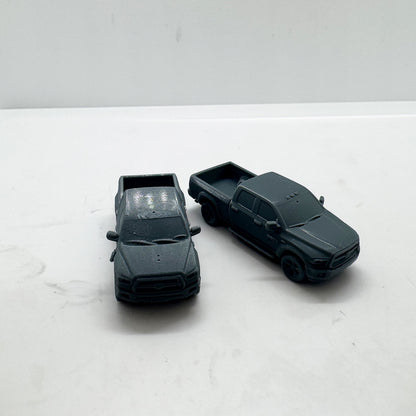 LYTS155 3D Printed Pickup Truck - American Off-Road Truck Miniature Model for Dioramas & Collection Displays