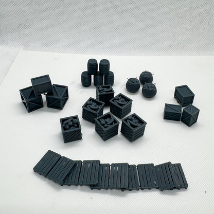 Yao's Studio LYTS055 Miniature Scene Market Items 3D Model Railway Train Scenery