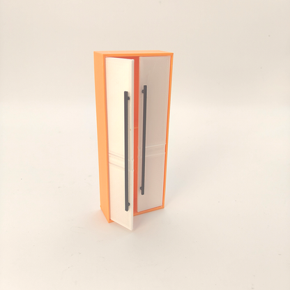 LYTP12210 1/12 Double Door Wardrobe Model Miniature Heirloom Display 1:12 Scale