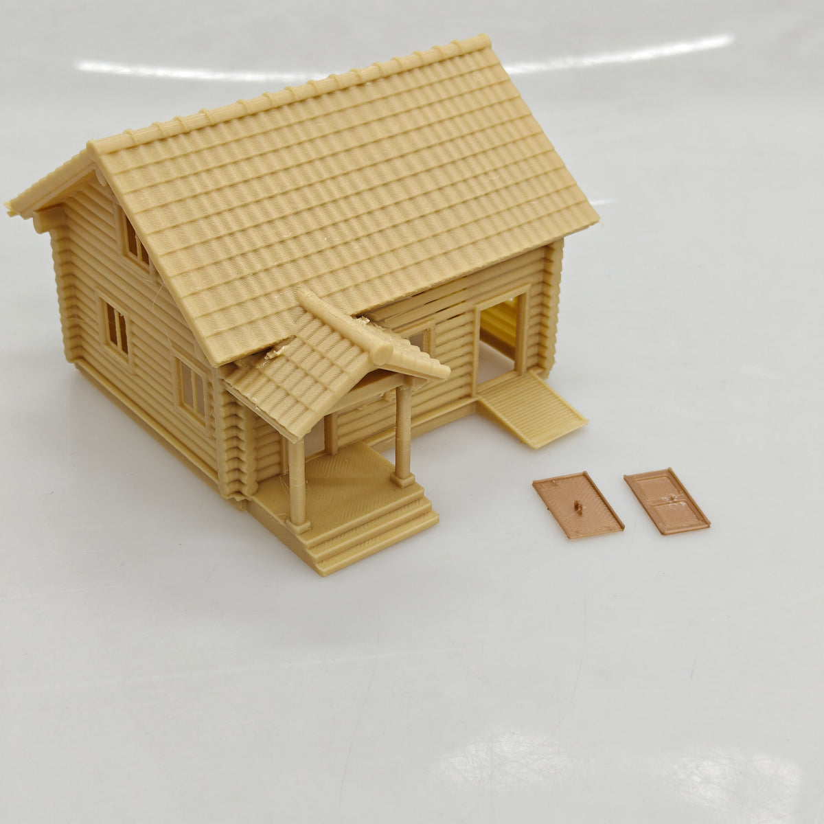 RHF0427 Farm Spire Cabin Desktop Ornament Sand Table Archite – LCD 3D printed resin model kit, image 4